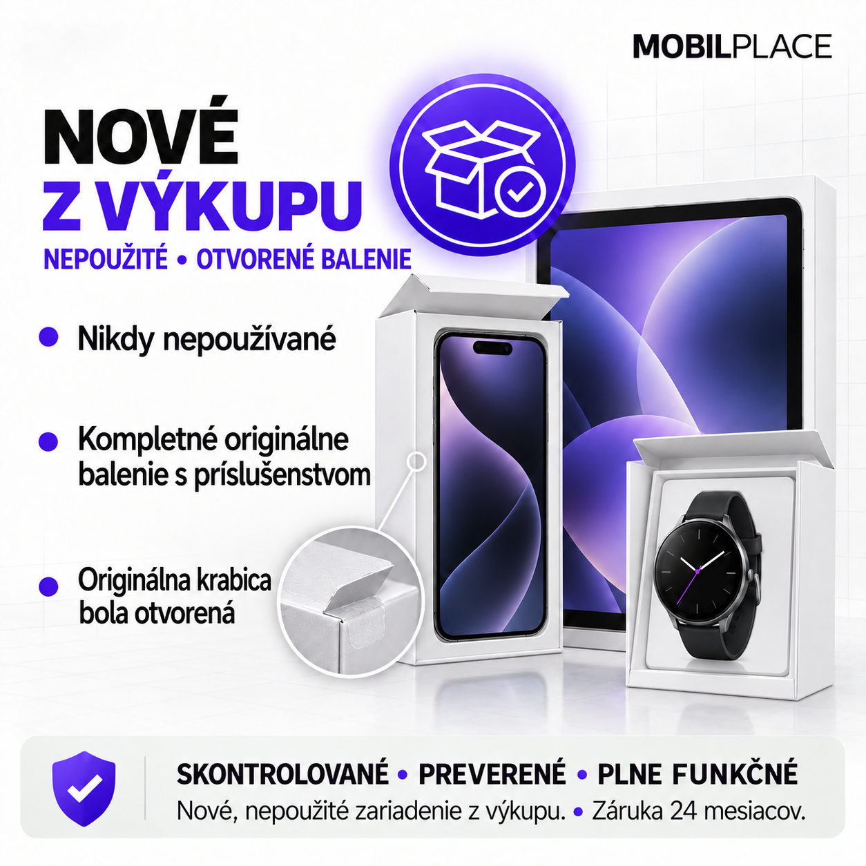 novy z vykupu rozbalene balenie